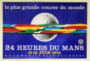 24 Heures Du Mans Vintage Poster